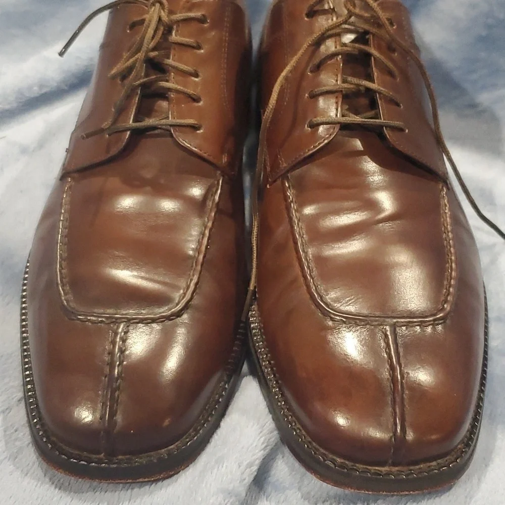 Cole Haan city chocolate brown leather lace up oxford